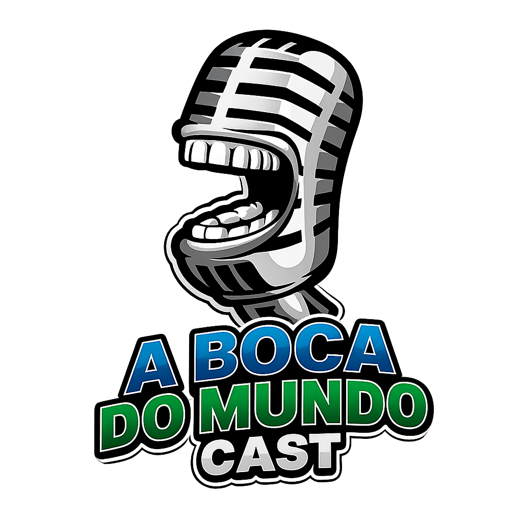 Logo do podcast A Boca do Mundo Cast